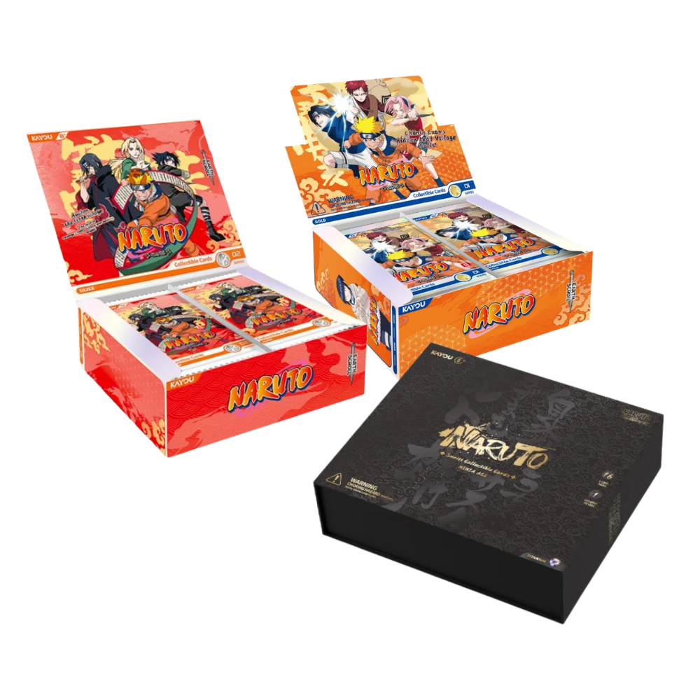 2025/2026 Kayou Naruto Collection Series 1 & Series 2 & Ninja Age - Collection Bundle, sealed box, product photo