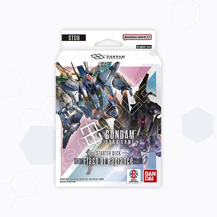 Gundam Card Game: Starter Deck – Flash of Radiance [ST08], sealed product, product photo