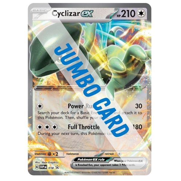 Pokémon card: Cyclizar ex, front of card