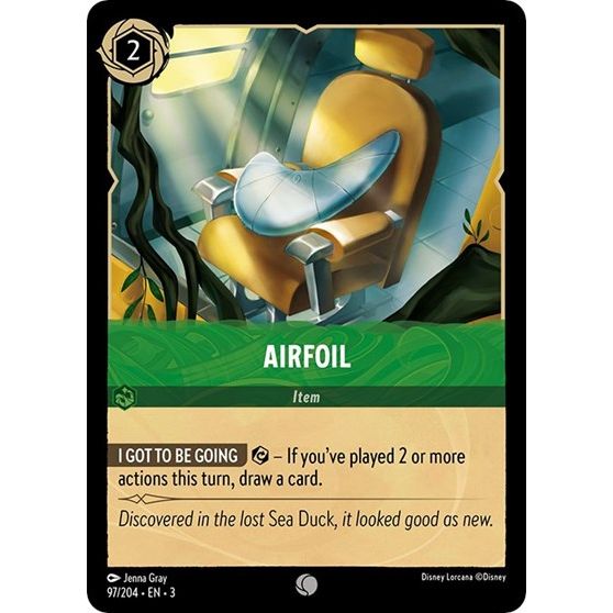 Lorcana card: Airfoil 097/204 from Into The Inklands (Common), front of card