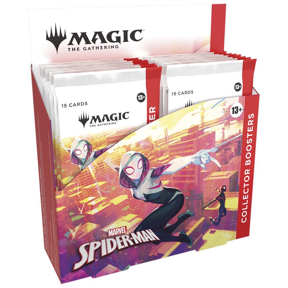 Magic: The Gathering – Spider-Man Collector Booster Box, sealed box, product photo