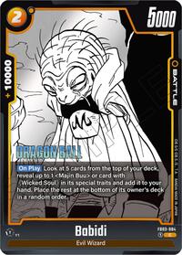 Dragon Ball card: Babidi - FB03-084 FB03-084 from Manga Booster 01 (Common), front of card