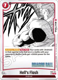 Dragon Ball card: Hell's Flash FB06-24 from Manga Booster 01 (Common), front of card