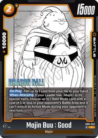 Dragon Ball card: Majin Buu : Good - SB01-042 SB01-042 from Manga Booster 01 (Common), front of card