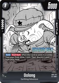 Dragon Ball card: Oolong SB01-047 from Manga Booster 01 (Uncommon), front of card