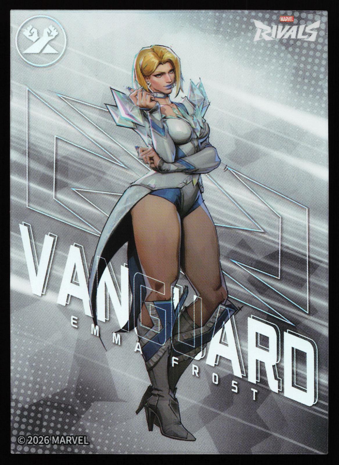 Marvel Rivals card: Cardfun Marvel Rivals - MR-CS-38 Emma Frost, front of card