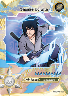 Naruto card: Naruto Kayou Ninja Age NRCCNA-SP-002 Sasuke Uchiha (SP), front of card