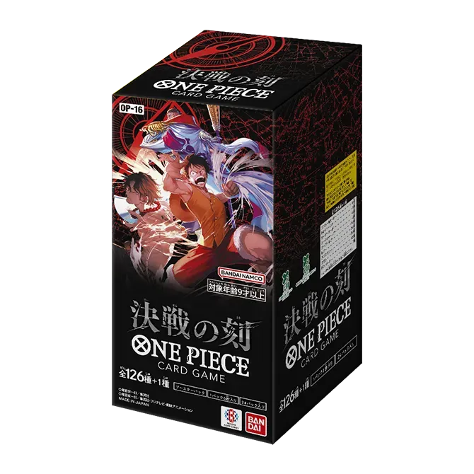 One Piece Card Game The Moment of Decisive Battle OP-16 Booster Box (Japanese), sealed box, product photo
