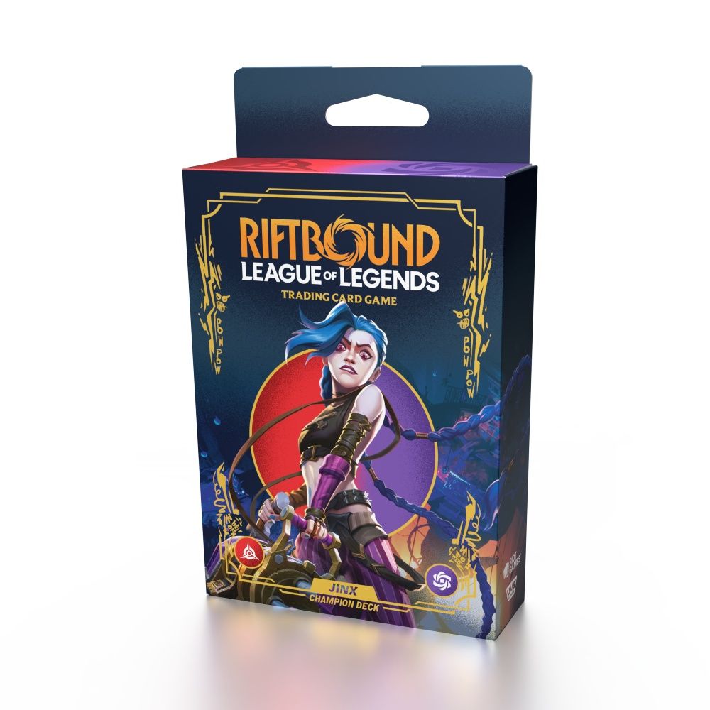 Riftbound: League of Legends TCG – Champion Deck - Origins: Jinx, sealed product, product photo