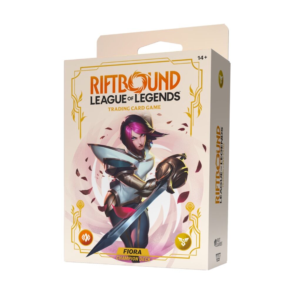 Riftbound: League of Legends TCG Champion Deck Spiritforged: Fiora, sealed product, product photo