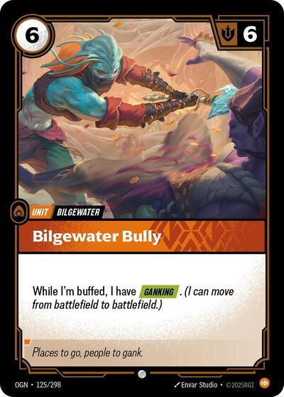 Riftbound card: Bilgewater Bully 125/298, Common, Origins