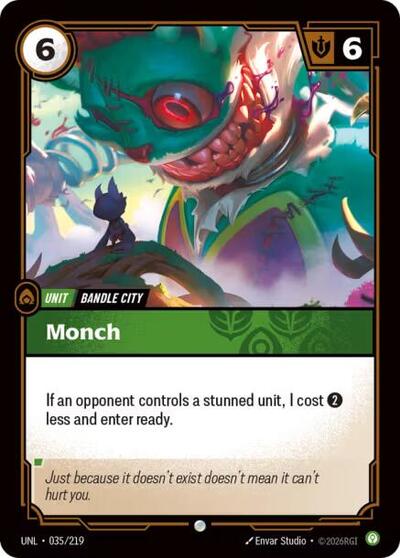 Riftbound card: Monch 035/219, Common, Unleashed