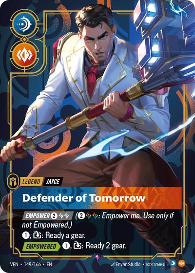 Riftbound card: Jayce 149/166 from Vendetta (Rare), front of card