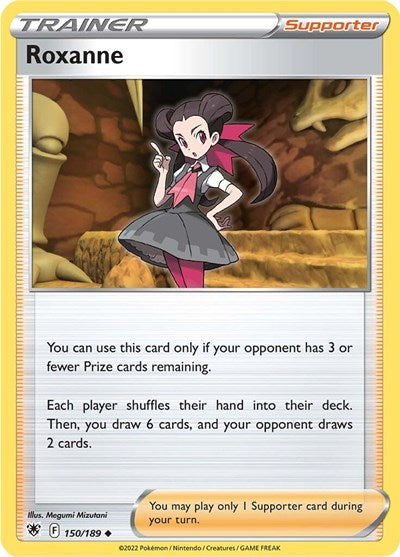 Pokémon card: Roxanne 150/189, Uncommon, Astral Radiance