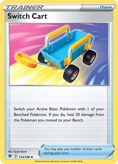 Pokémon card: Switch Cart 154/189, Uncommon, Astral Radiance