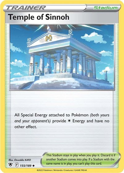 Pokémon card: Temple of Sinnoh 155/189, Uncommon, Astral Radiance