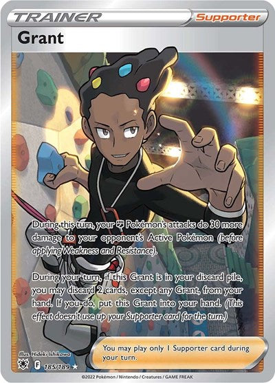 Pokémon card: Grant (Full Art) 185/189, Ultra Rare, Astral Radiance