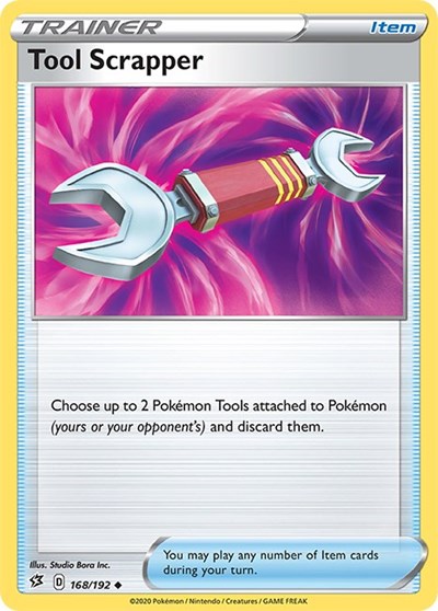 Pokémon card: Tool Scrapper 168/192 from Rebel Clash (Uncommon), front of card