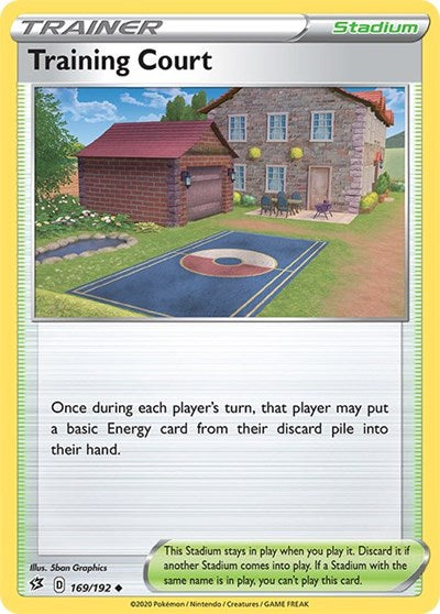 Pokémon card: Training Court 169/192 from Rebel Clash (Uncommon), front of card