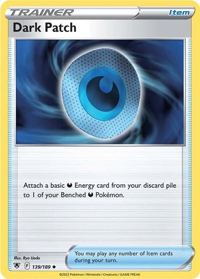 Pokémon card: Dark Patch 139/189, Uncommon, Astral Radiance
